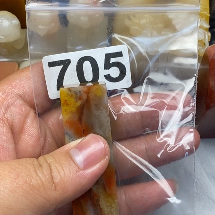 寿山石印石正*老挝石11