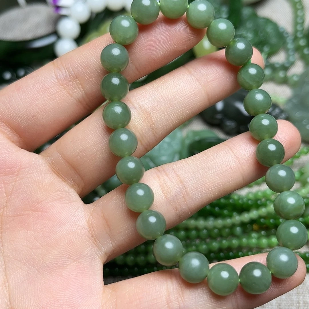 未镶嵌手串和田玉（碧玉）