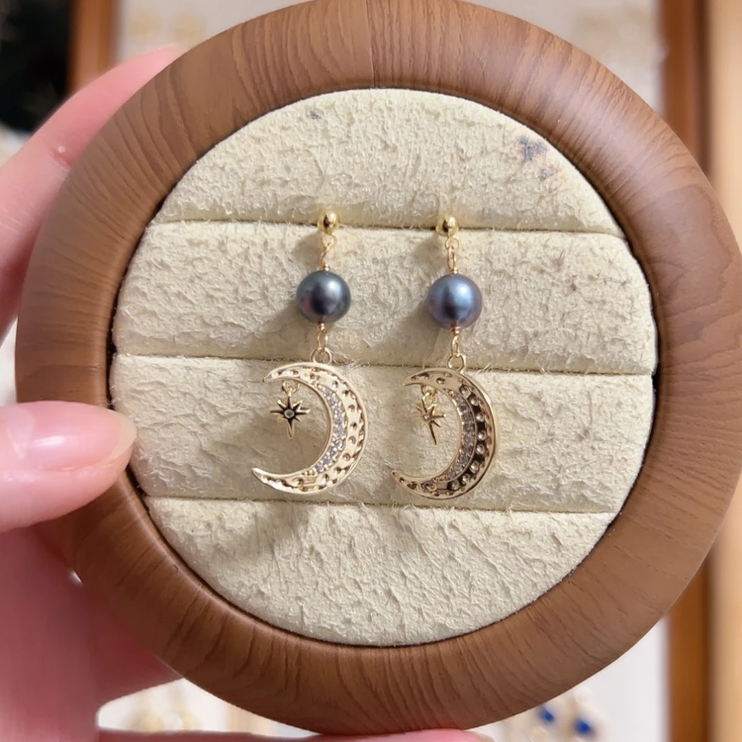 银S925镶嵌淡水珍珠手作作品无质量不退换