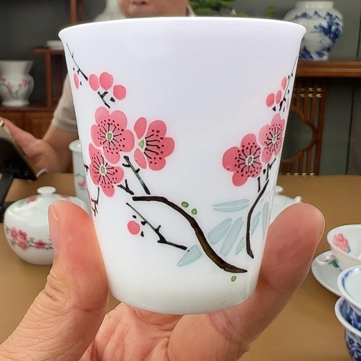 翠竹红梅可乐杯杯