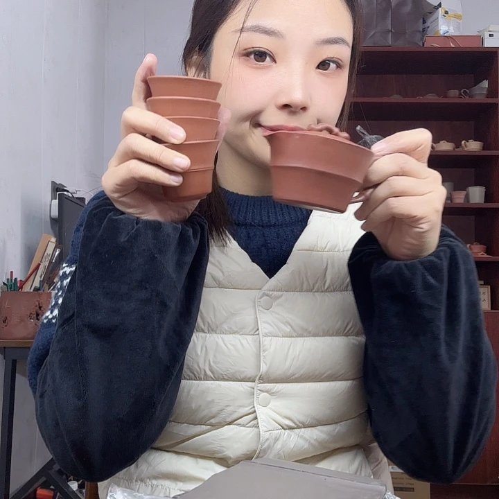 紫砂茶壶公道壶.➕4杯