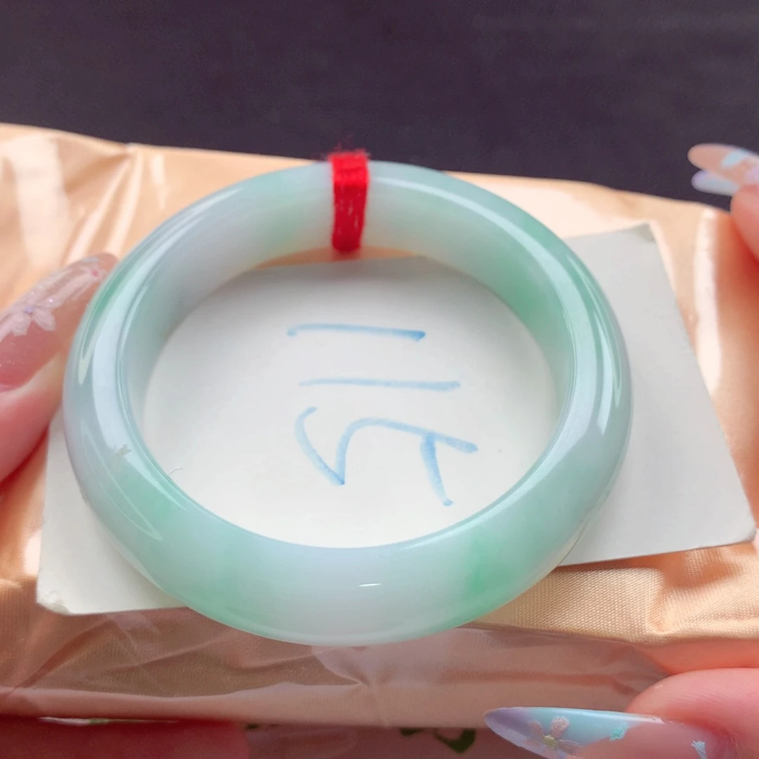 翡翠手镯未镶嵌天然缅甸翡翠A货手镯 15号