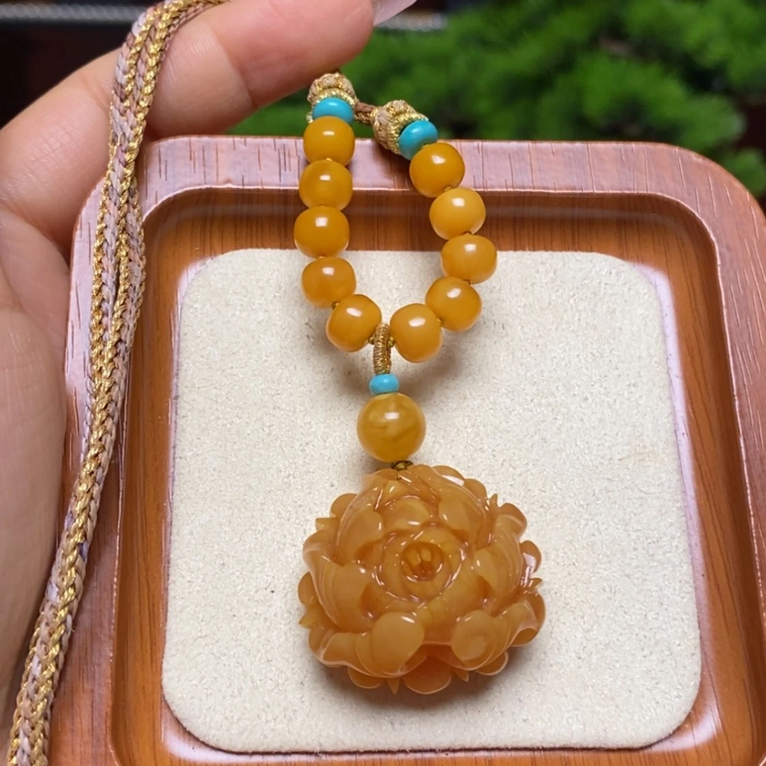 【闪购商品】蜜蜡颈饰未镶嵌项链