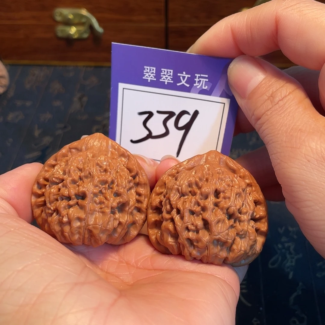 文玩核桃把件339号全品官帽4.3