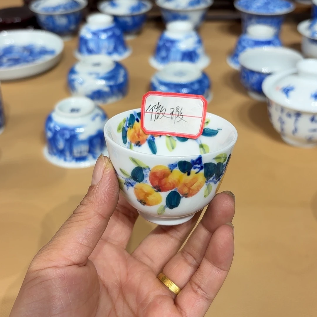 景德镇纯手绘单杯
