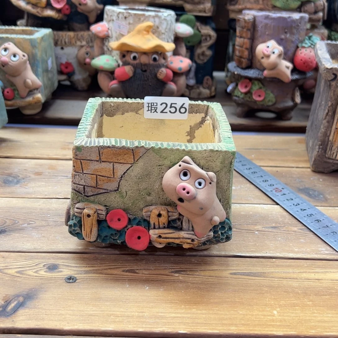 陌*嘻哈微瑕多肉花盆