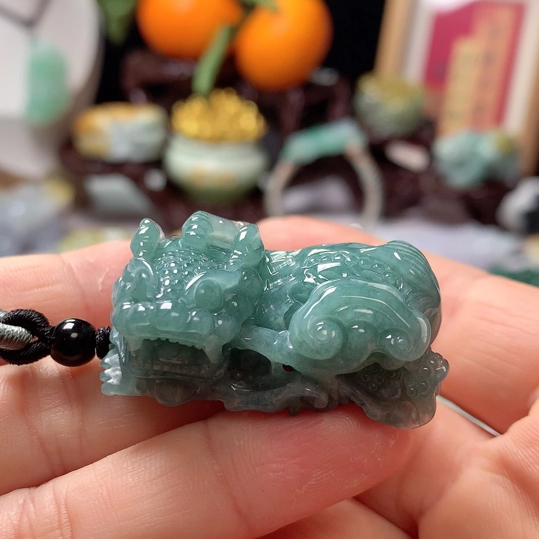 【闪购商品】翡翠颈饰未镶嵌翡翠貔貅