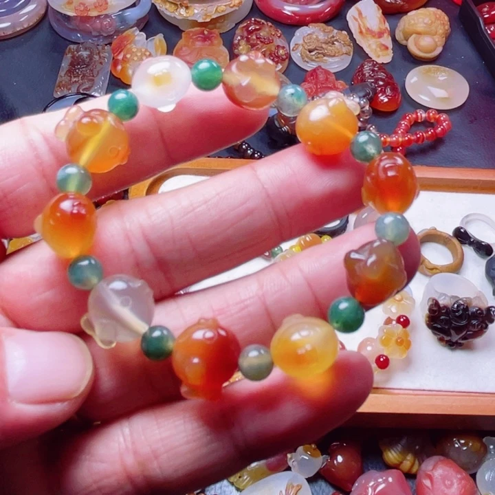 云***宝玛瑙/玉髓未镶嵌手链