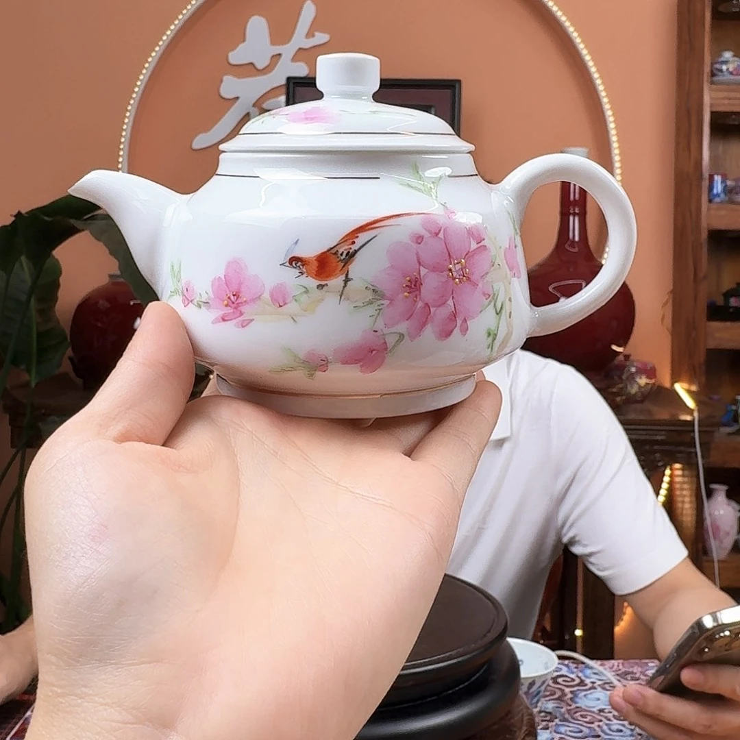 景德镇陶瓷手工手绘壶