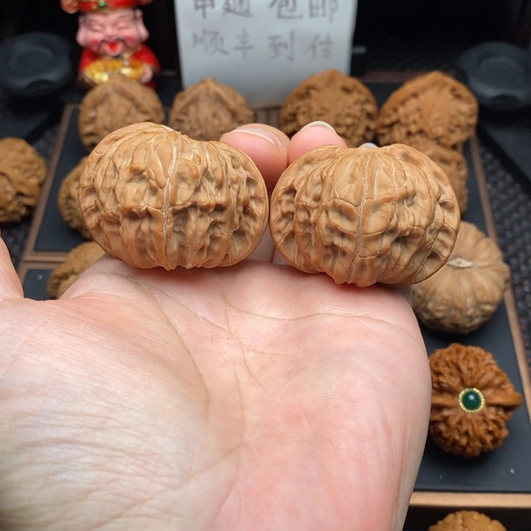 把件文玩核桃全品蝴蝶磨45.5尺