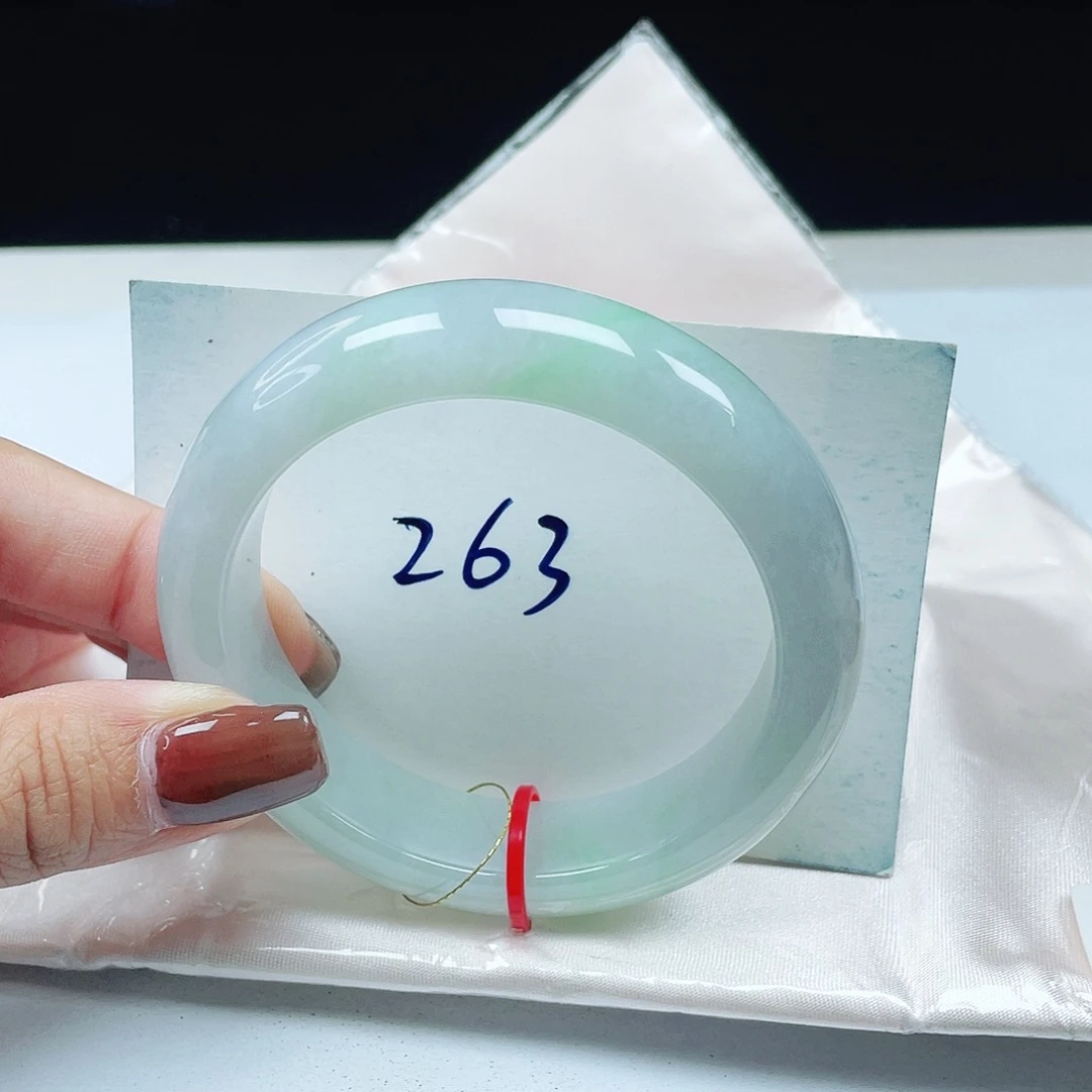 翡翠未镶嵌手镯 正圈54+ 轮胎镯