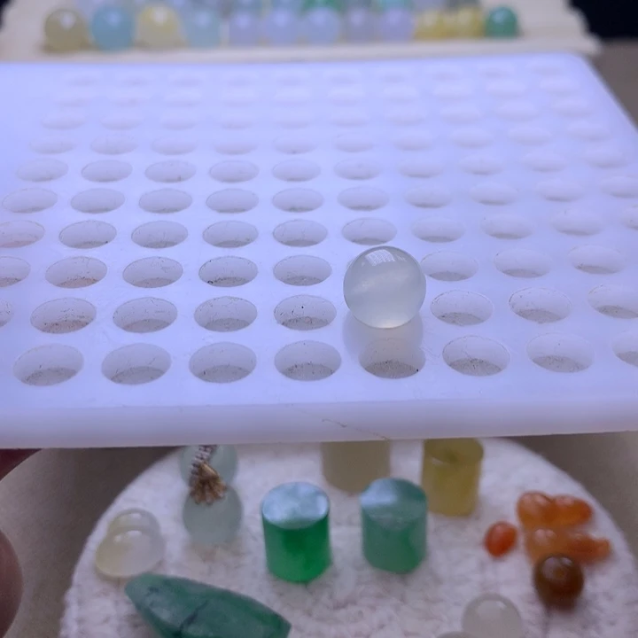 未镶嵌手链翡翠10.4雪梨黄圆珠