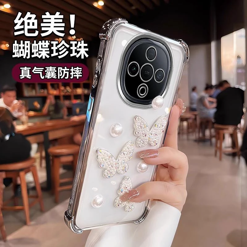 适用于vivoY300手机壳Y300Pro全包边新款Y200i镶钻硅胶vivi保护套