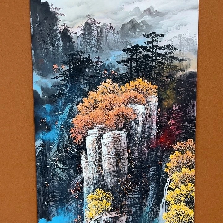 国画李文峰的作品