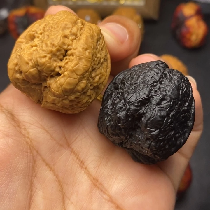 把件文玩核桃38尺蝴蝶蟾