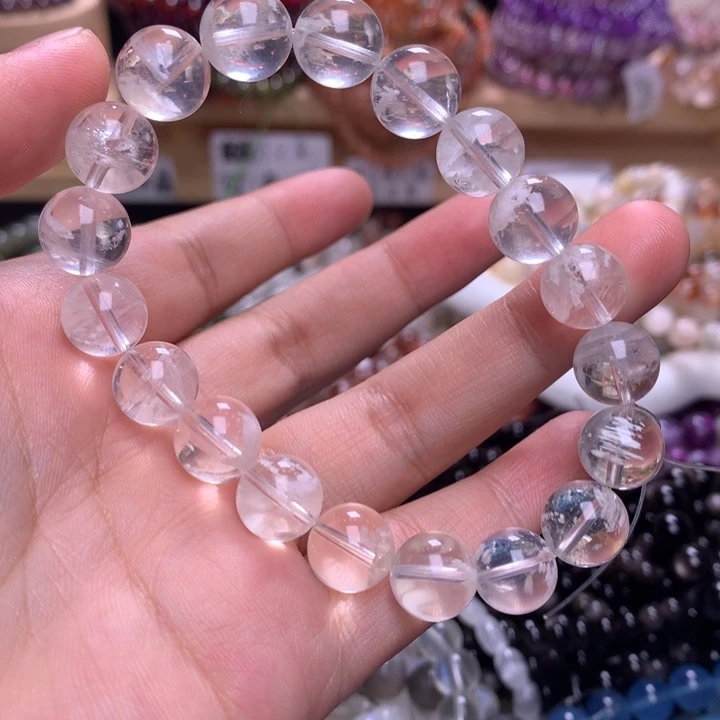 未镶嵌手串水晶10.4雪花幽灵