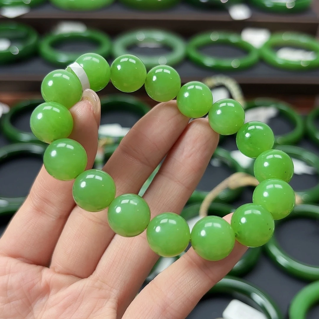 和田玉未镶嵌手镯卡12