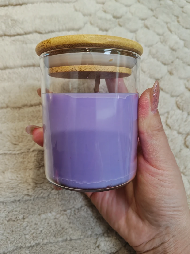 紫火清理燃灯手工香薰蜡烛