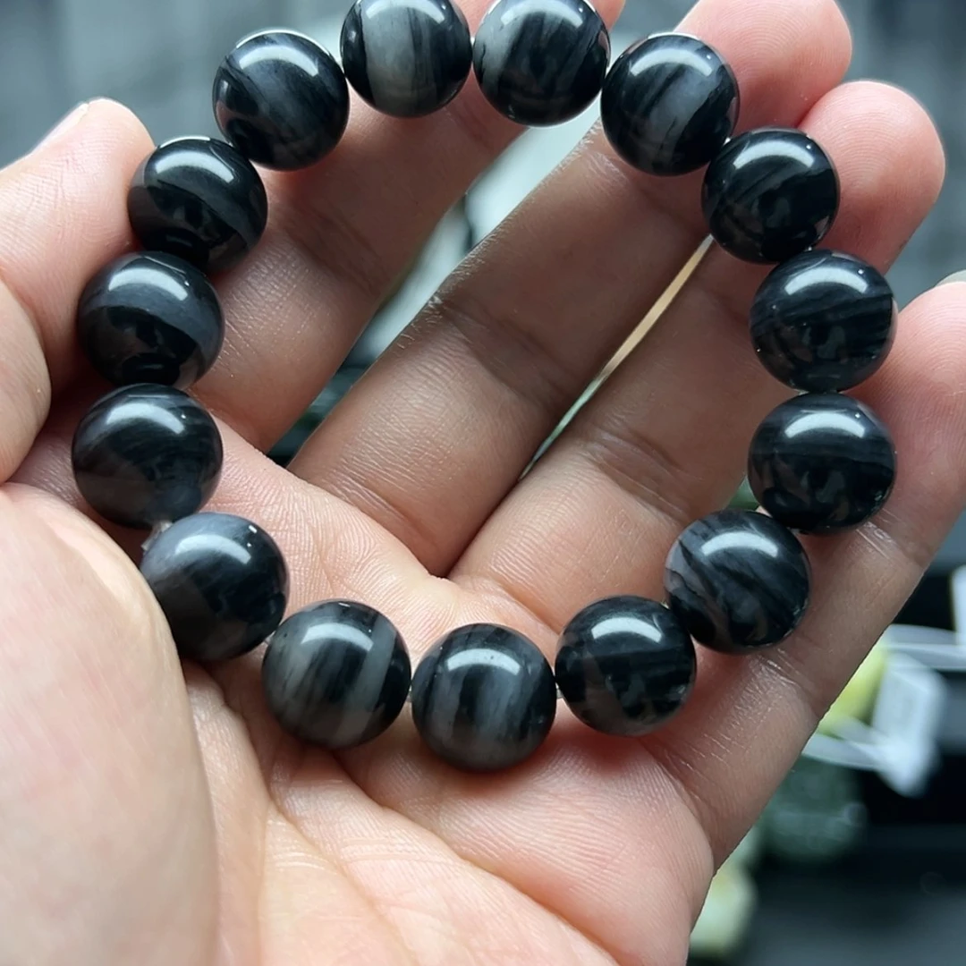 【闪购商品】未镶嵌手串和田玉和田玉纯天然青花卡14