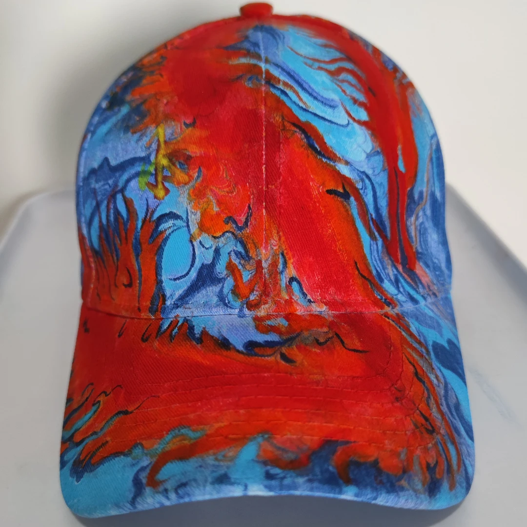 水拓工艺中国龙遮阳鸭舌四季棒球帽