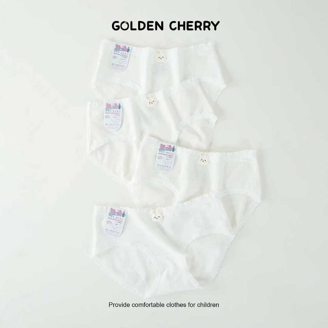 【金樱桃Golden cherry】亲子无染抗菌亲肤内裤(四条装)NC5408