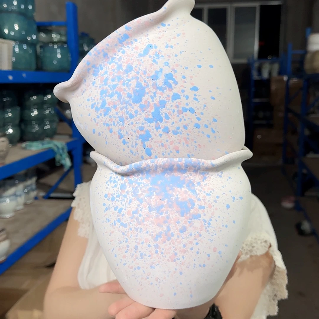 紫砂花盆高17口17