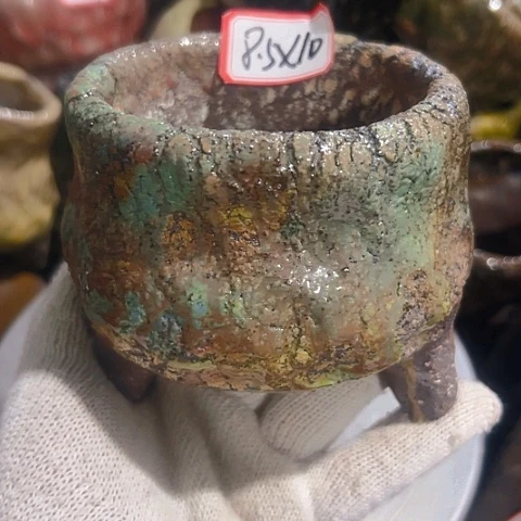 粗陶花盆手工花盆制作