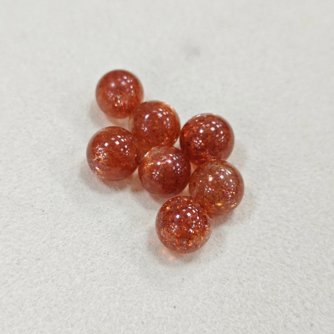 【小宝晶选】天然金太阳单珠 多样性发一件 约10mm 261XBXC