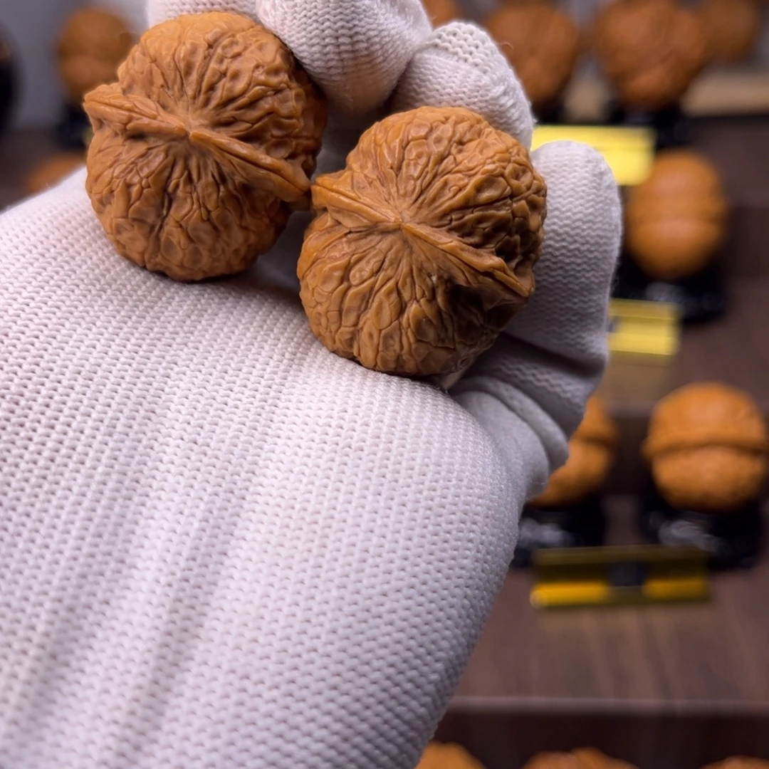 把件文玩核桃香妃元宝32尺