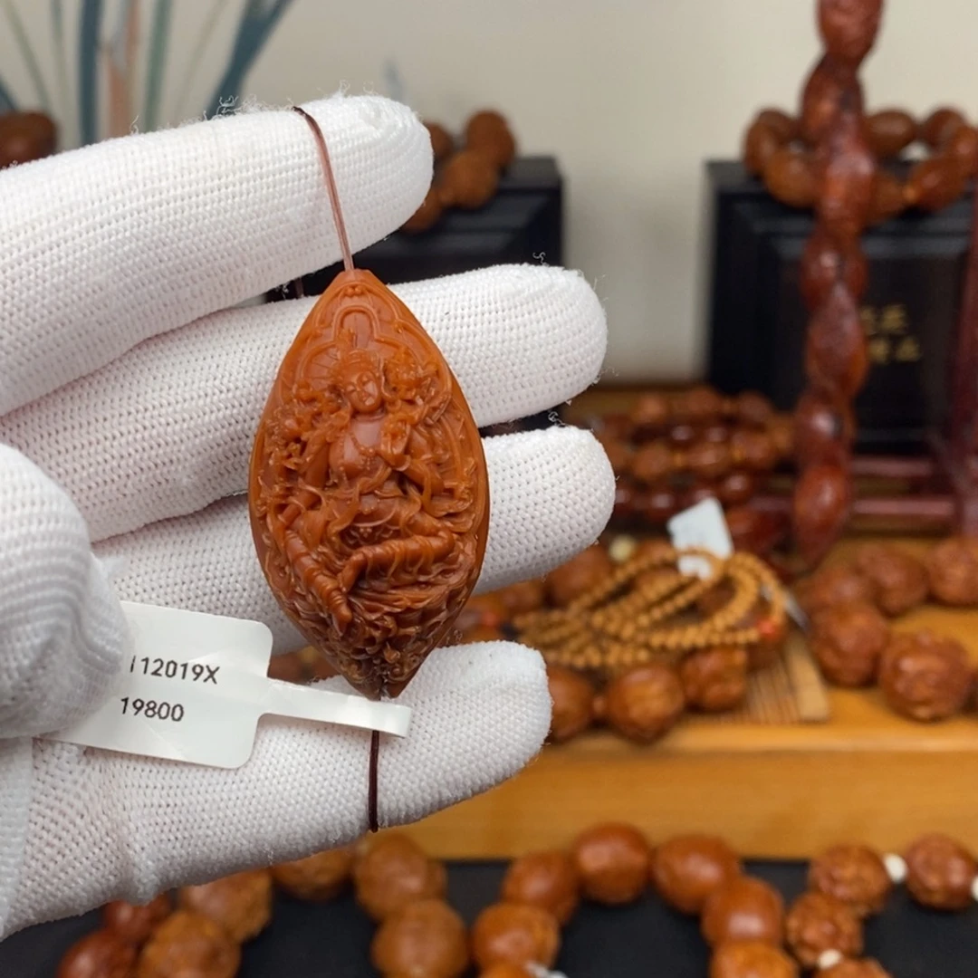 吊坠橄榄核许忠英老师无相观音2.45×4.5