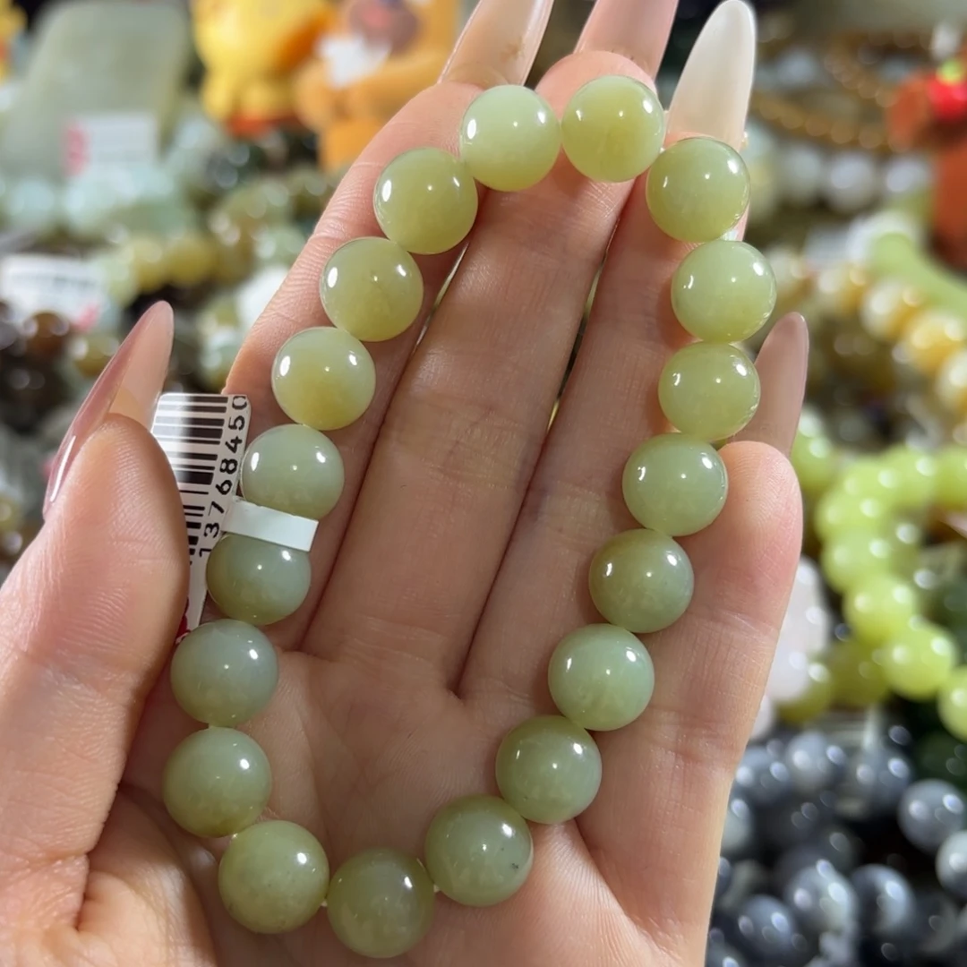 和田玉未镶嵌手链60