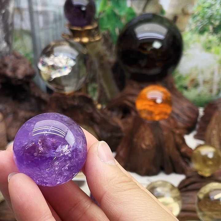 水晶未镶嵌珠宝半成品