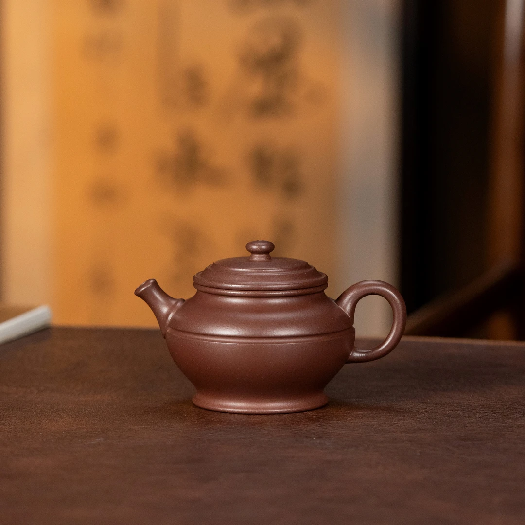【利贞l道合】原矿紫泥约150cc手工制宜兴紫砂茶壶茶具LYX