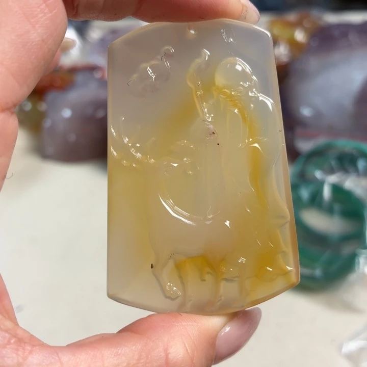 玛瑙/玉髓未镶嵌吊坠(不含链)