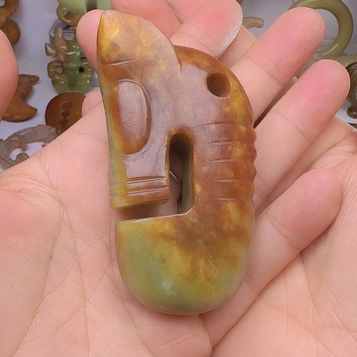 和田玉未镶嵌吊坠(不含链)