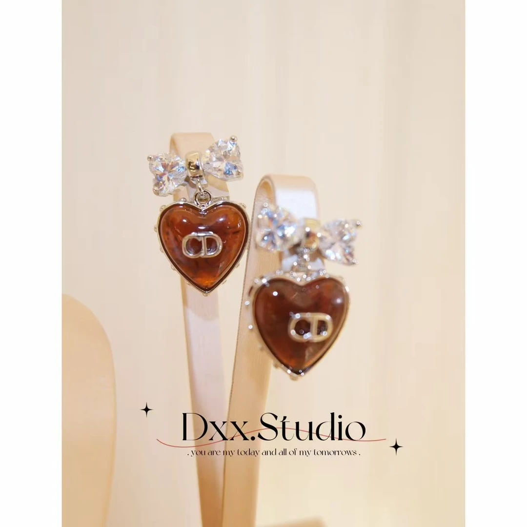 铜合金锆石耳饰 小众设计百搭ins耳饰50279