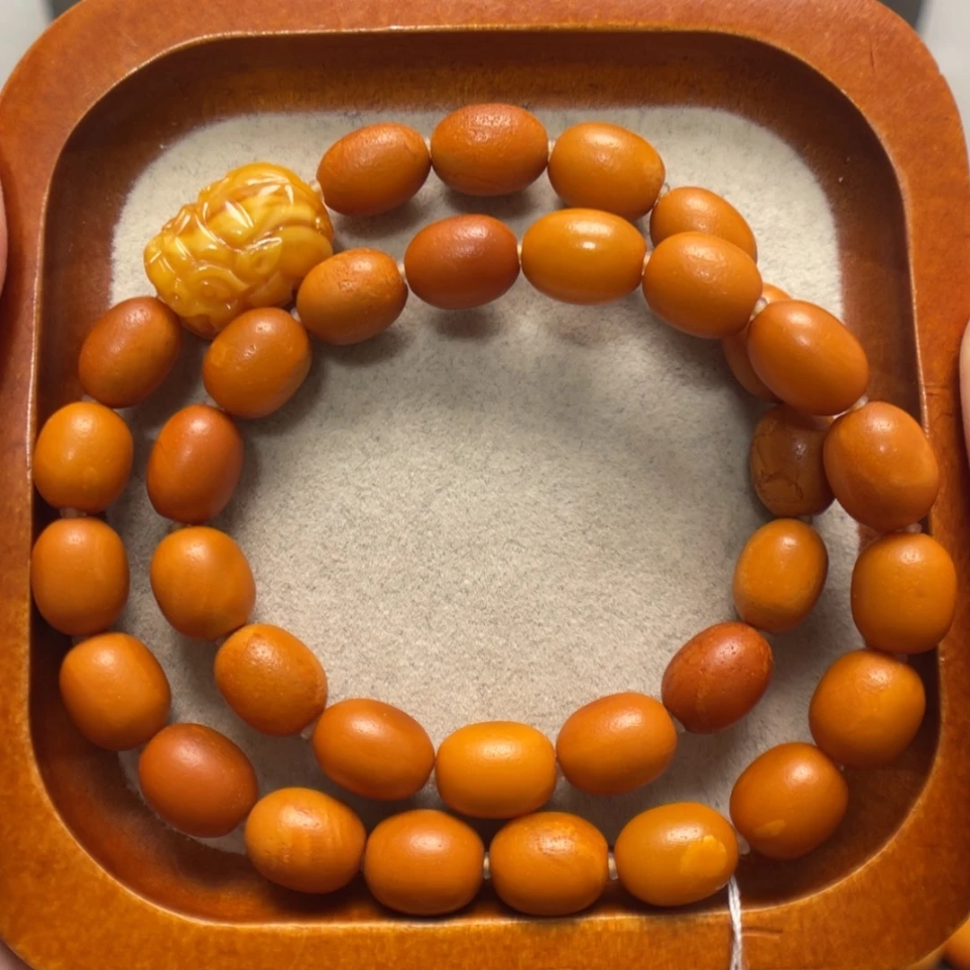 蜜蜡未镶嵌手串蜜蜡