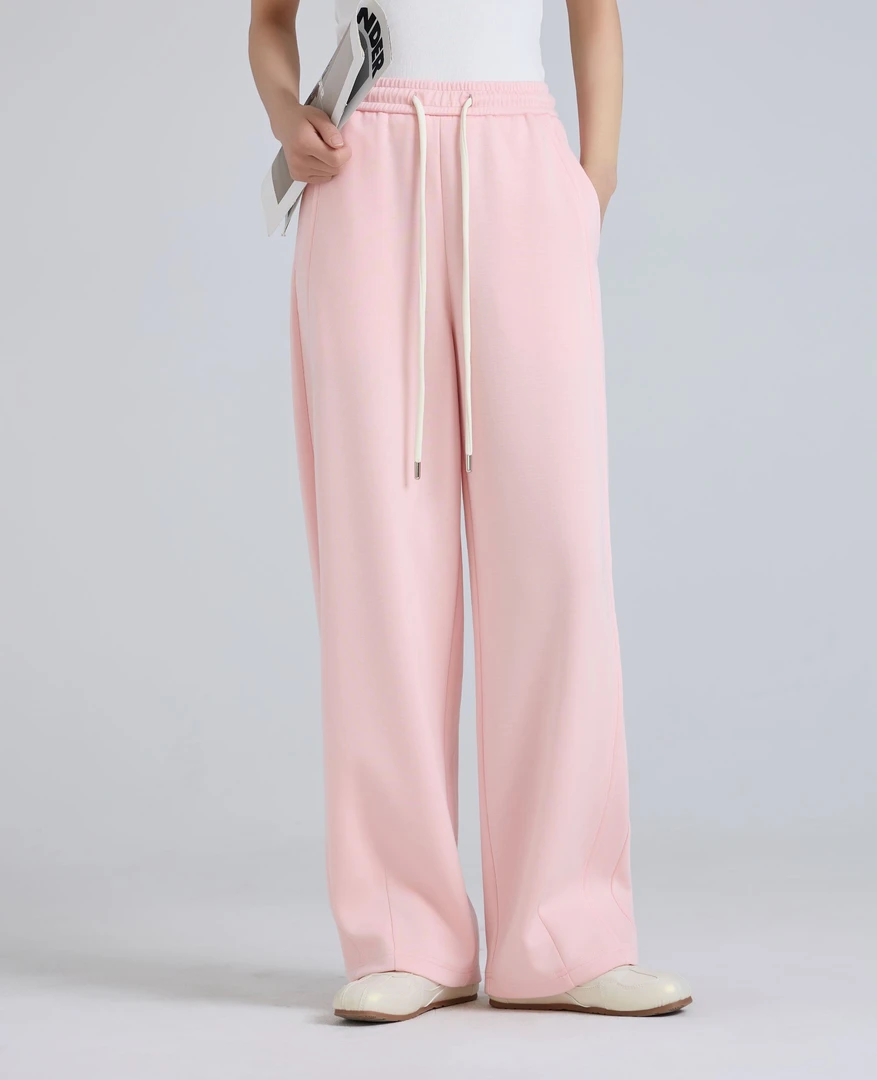 特价断码空气层免烫垂感阔腿镰刀裤显瘦休闲宽松高腰百搭夏季春夏