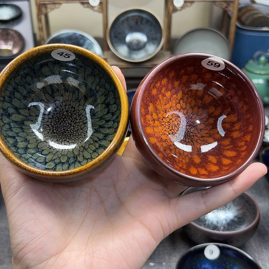 茶盏鹧鸪对杯波体