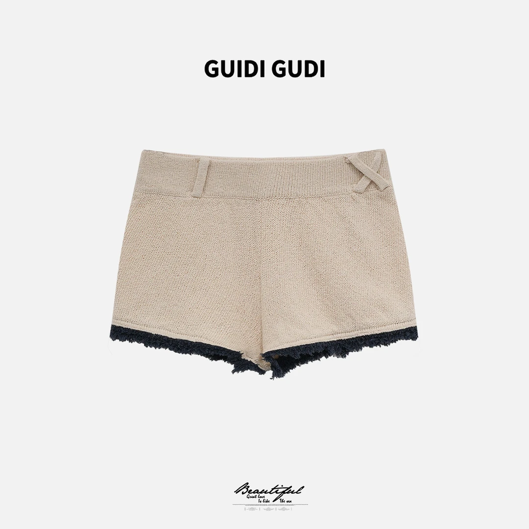 GUIDI GUDI【指挥官】黄加蓝时尚重工春季穿搭短裤 K9511562H