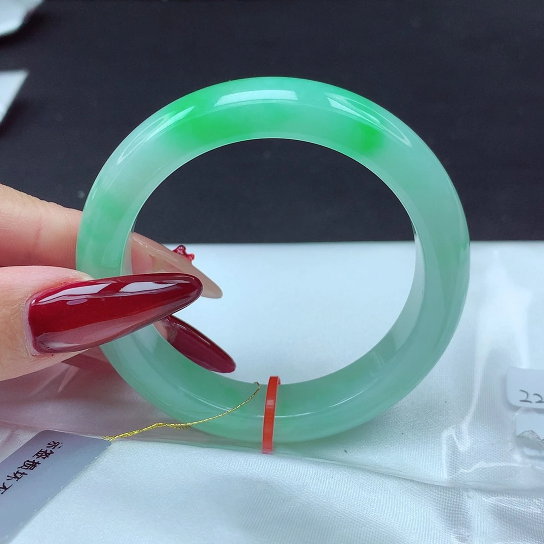 未镶嵌手镯翡翠52圈112