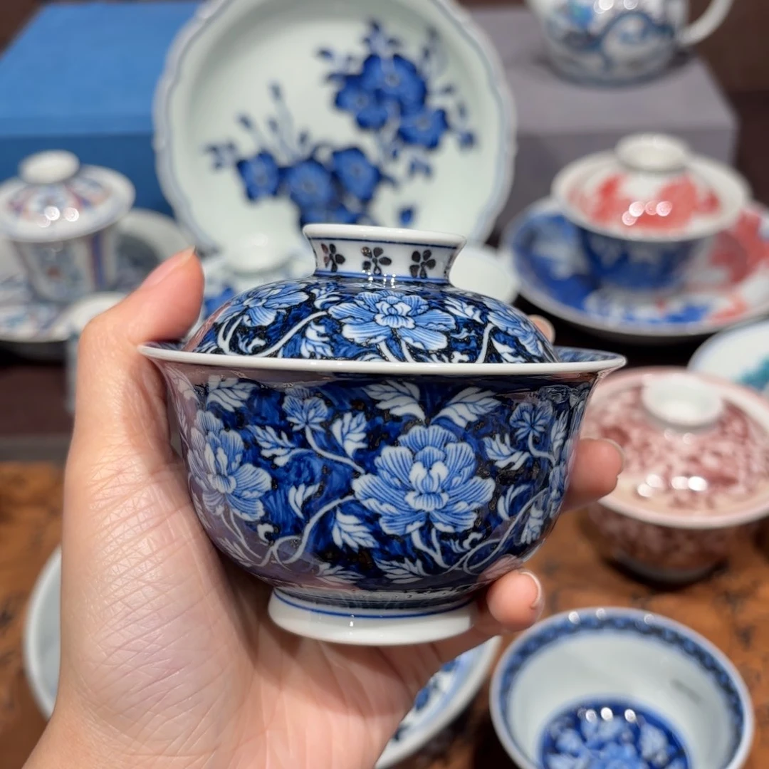 瓷片吱*景德镇纯手工手绘