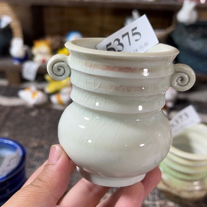 口5高7 手工花盆满30包邮