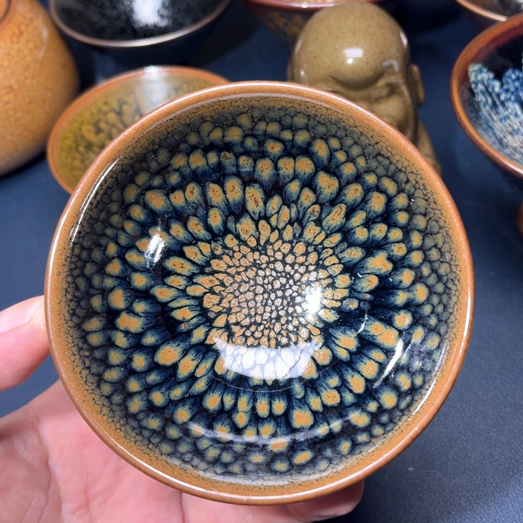茶盏建盏手握泡茶主人杯