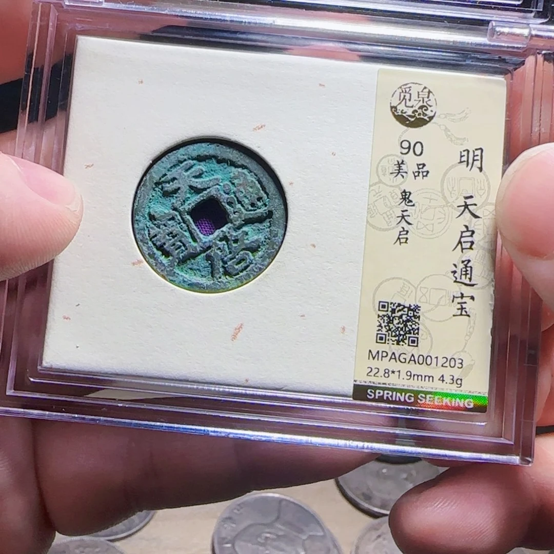 铜XX评级封装盒子币一个