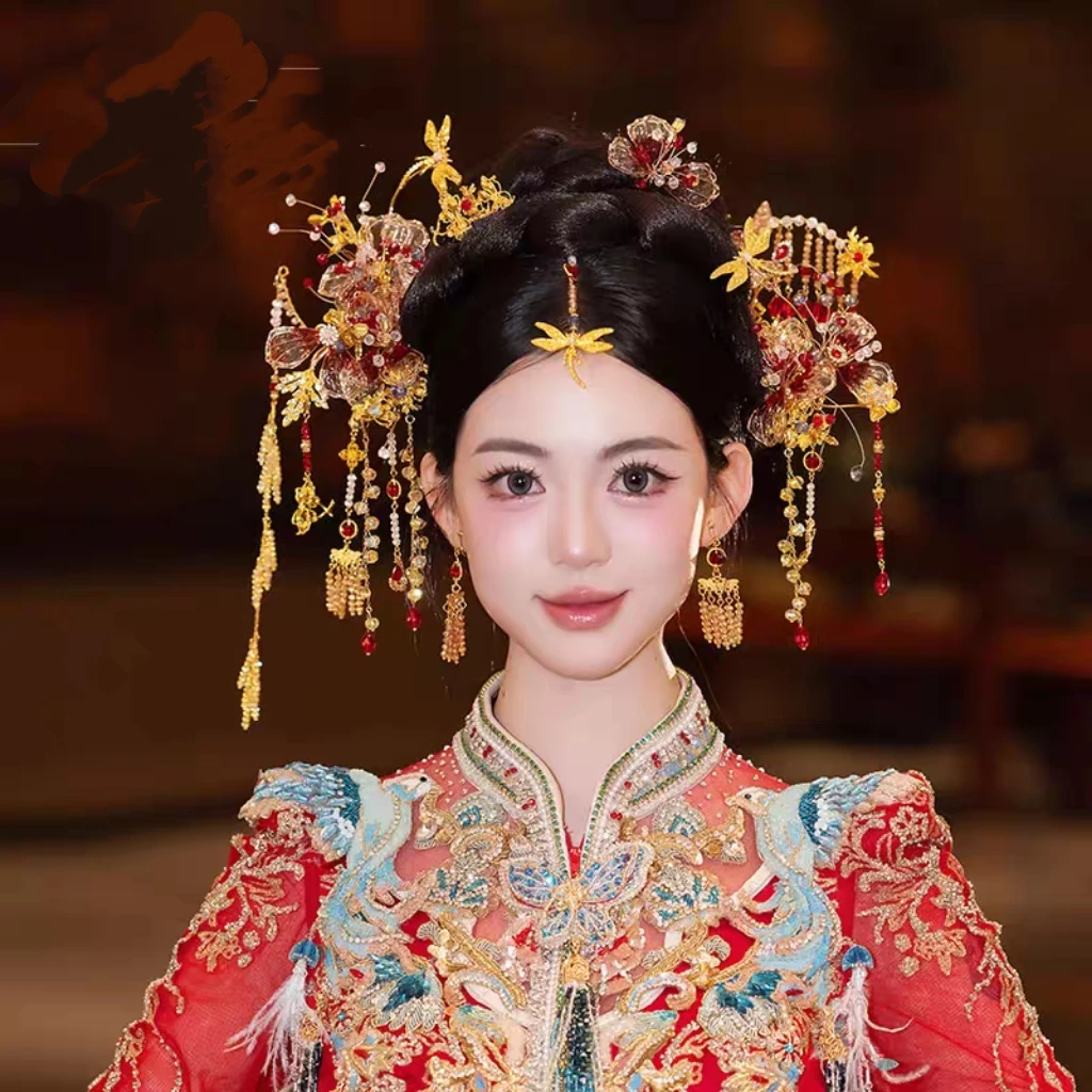 红色色水晶古装4475