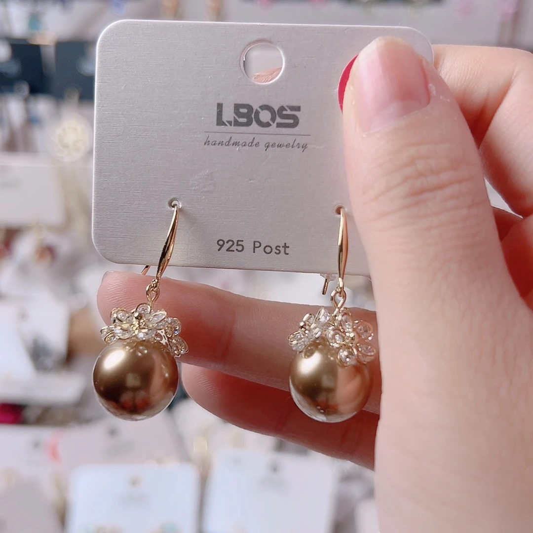 锆石纯铜合金耳环的