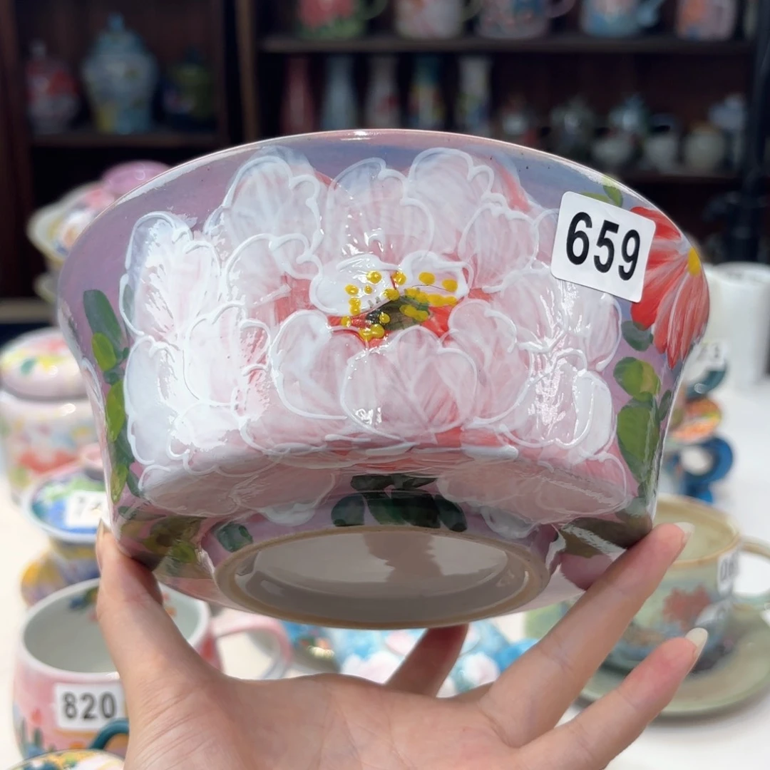 景德镇手绘高温釉下彩陶瓷茶具