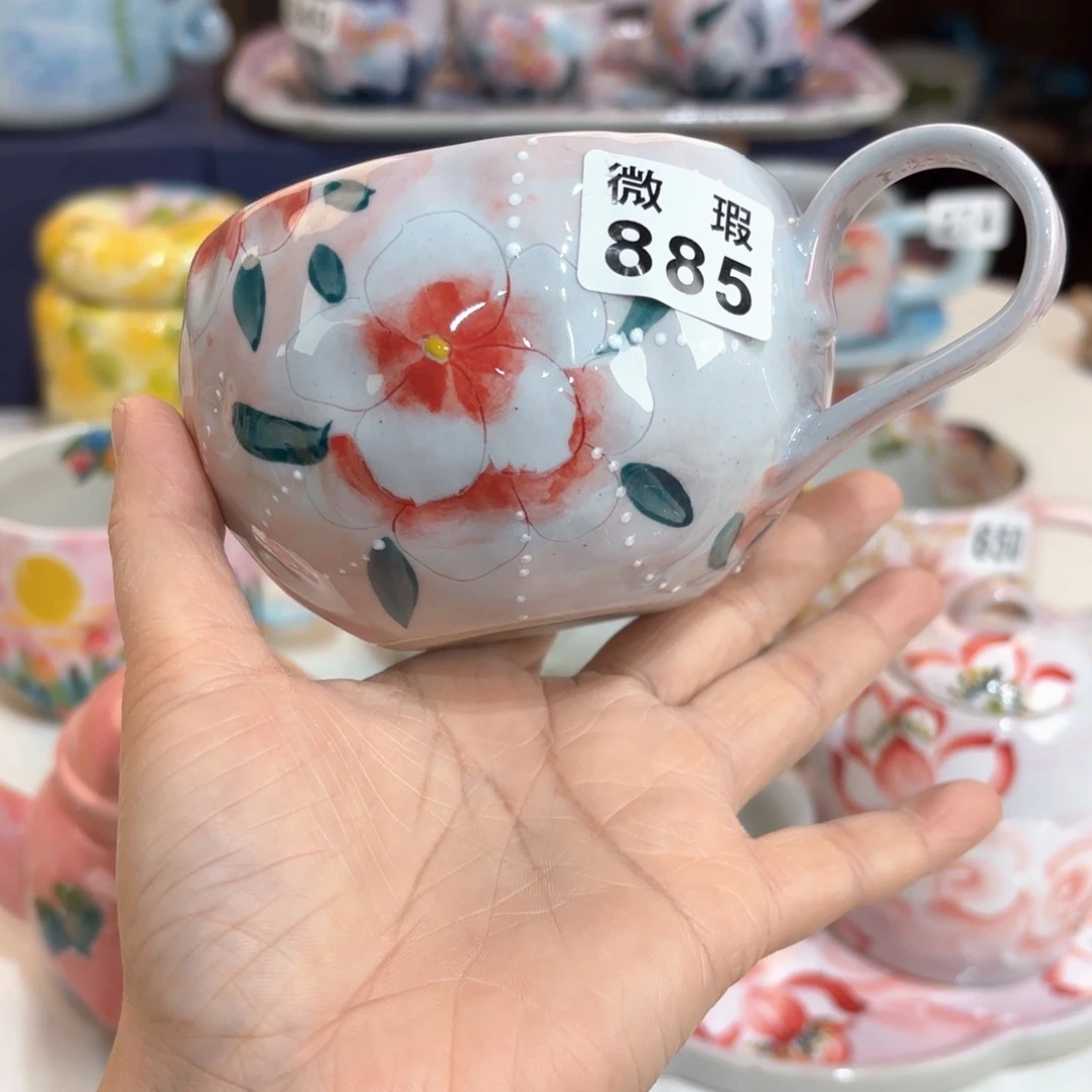 景德镇手绘高温釉下彩陶瓷茶具