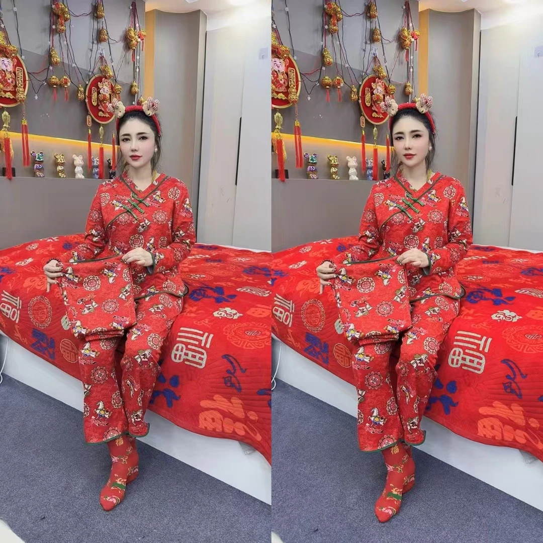 新年款“马到成功马上有钱”男女款家居套装